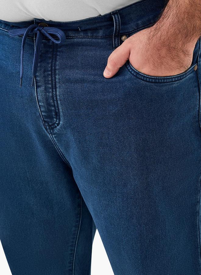 Maxim Men Regular Fit Flexi Waist Jeans - Image 4